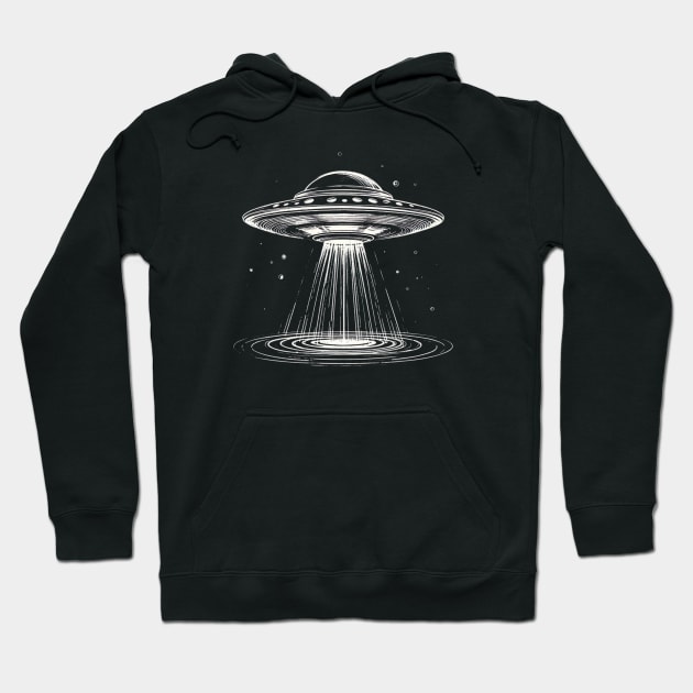 Alien abduction Hoodie by Dead Galaxy